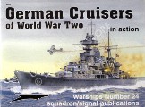 Book cover of German Cruisers of World War Two in action by STERN, Robert C.
